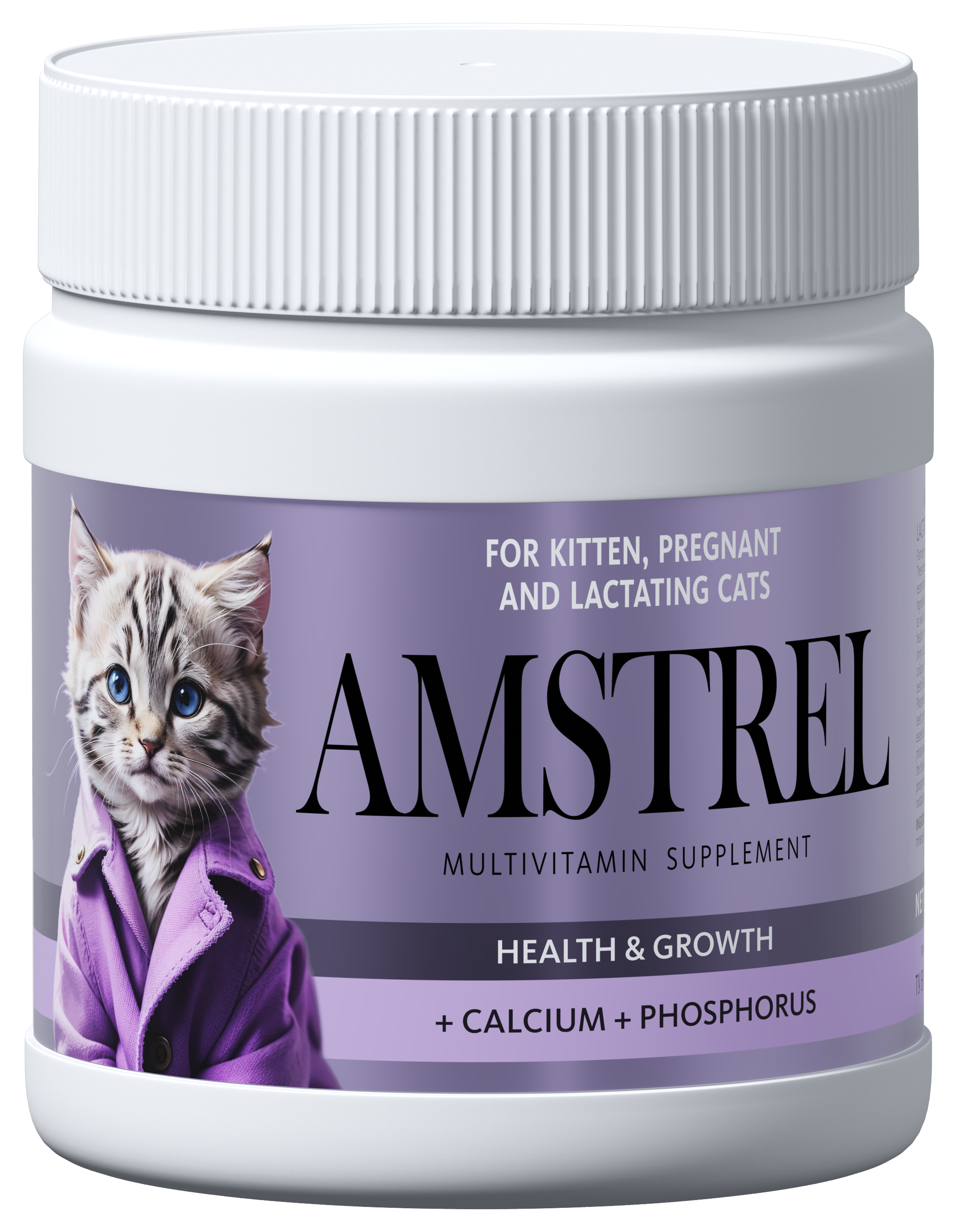 Amstrel cat supplement for health and growth