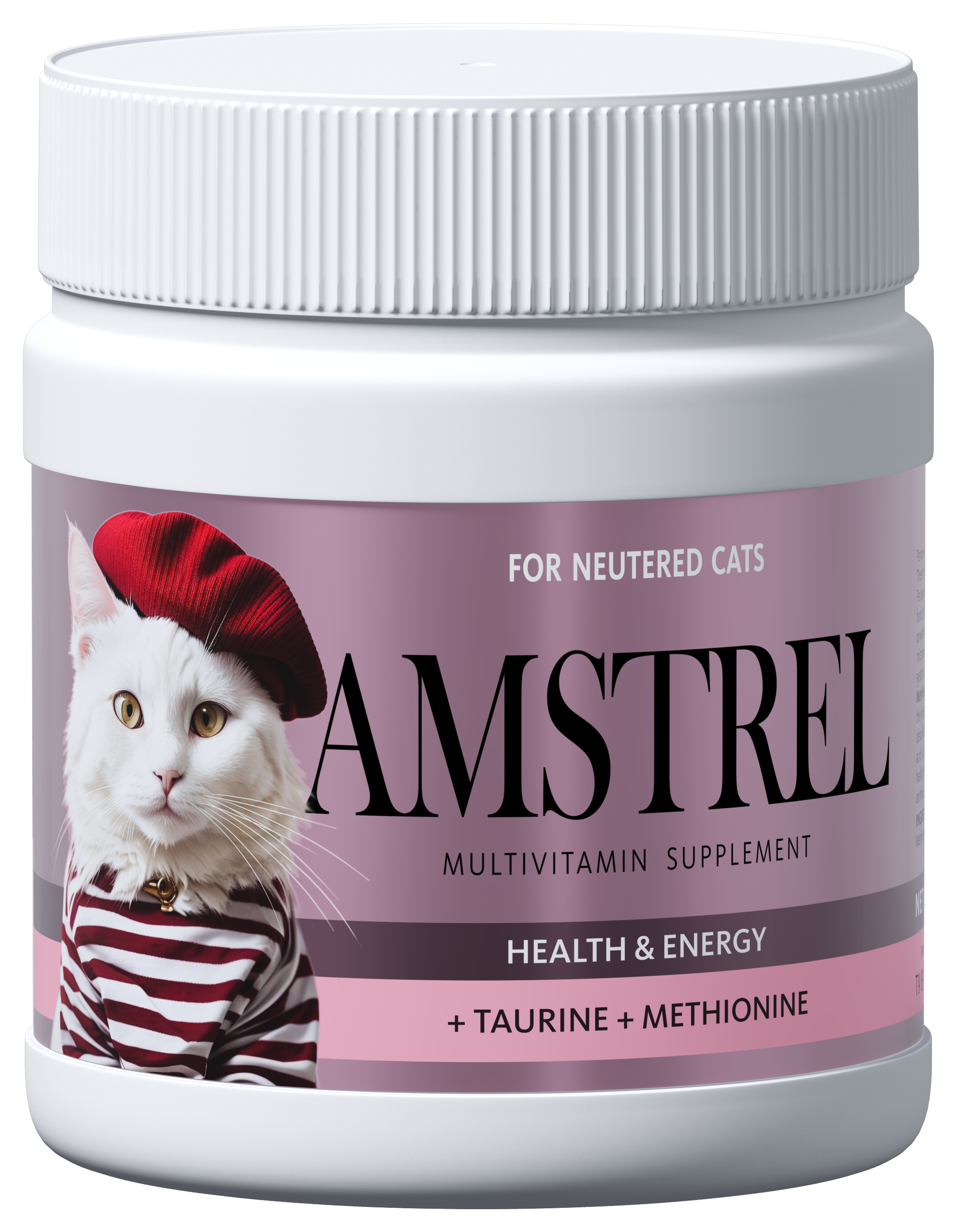 Amstrel cat supplement for health and energy