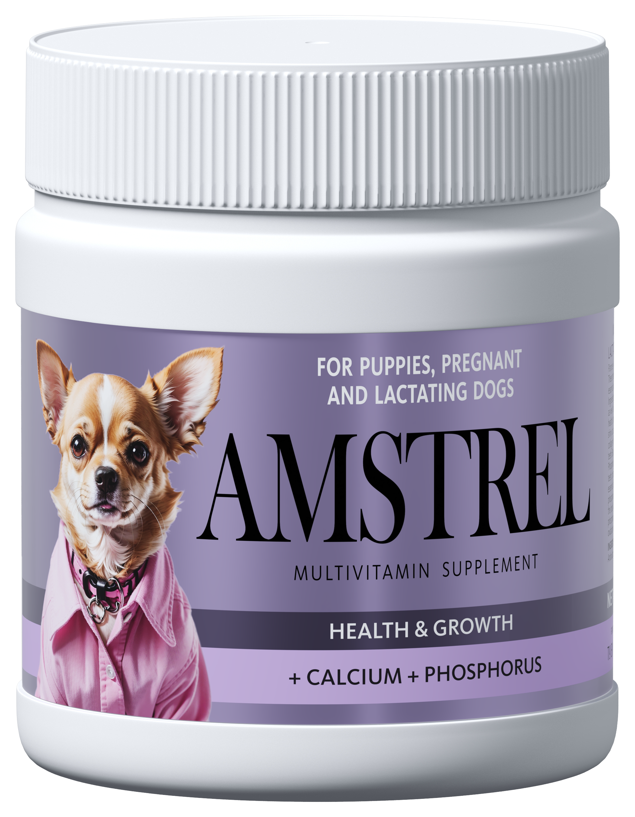 Amstrel dog supplement for health and growth